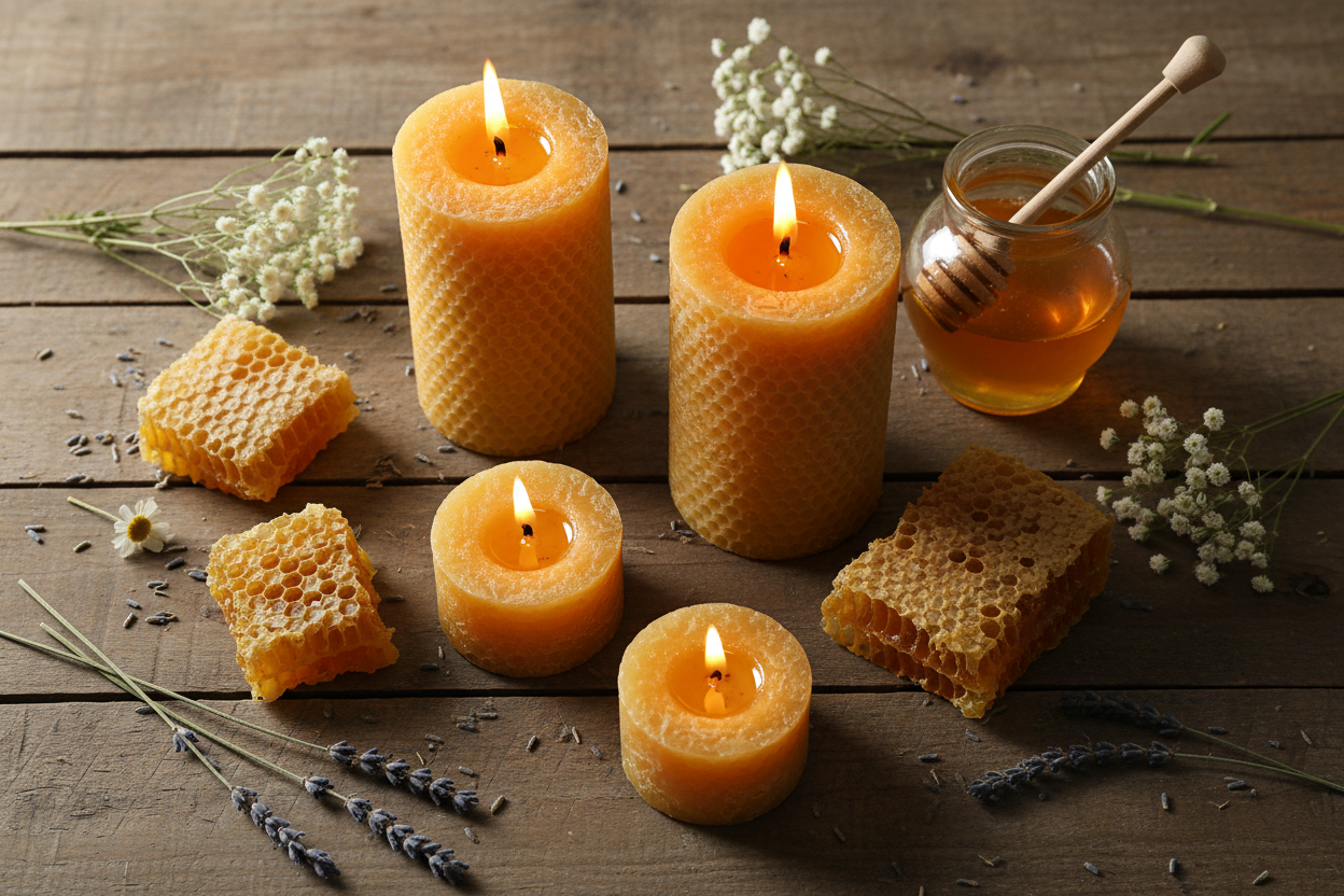 Crafting Pure Beeswax Candles
